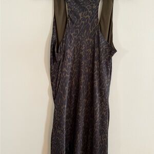 Leopard Print Sleeveless Dress